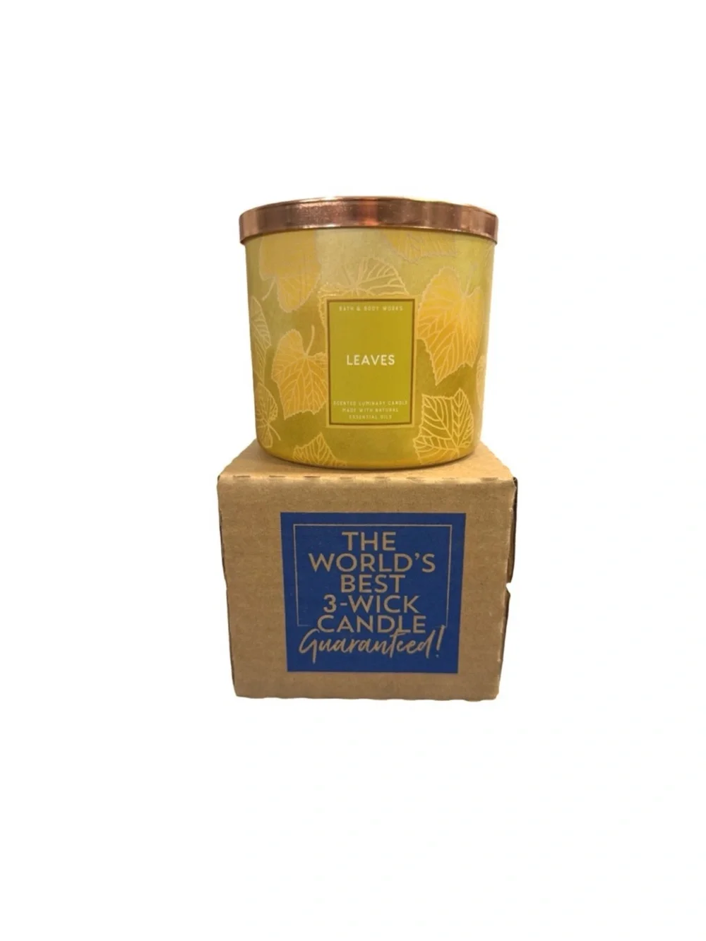 Leaves Candle
